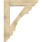 Ekena Millwork Olympic Slat Rough Sawn Bracket w/ Offset Brace, Douglas Fir, 8"W x 36"D x 44"H BKT0806X36X44OLY06RDF - alternate 2